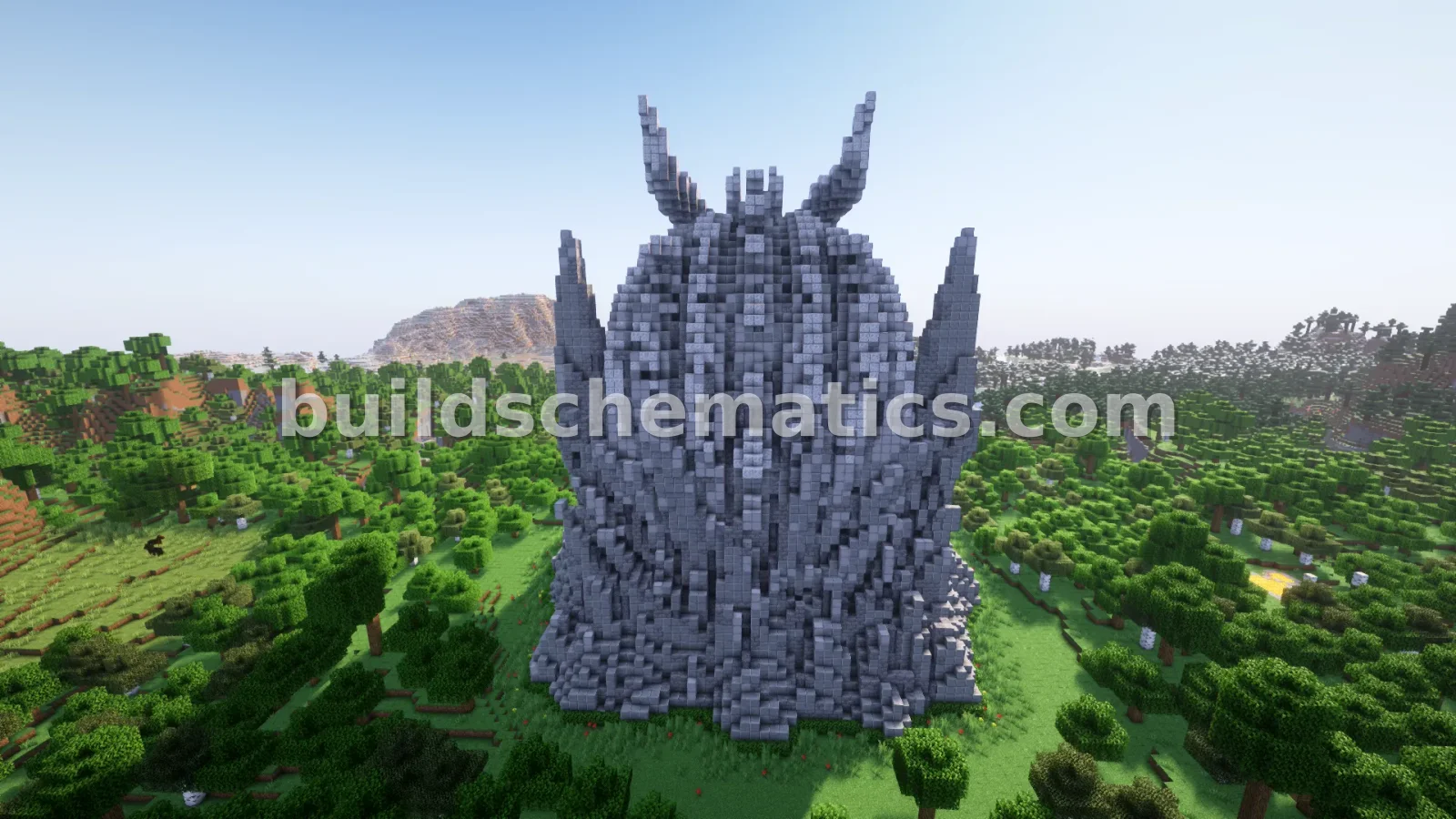 Nether Dragon Portal Statue Build — view 4