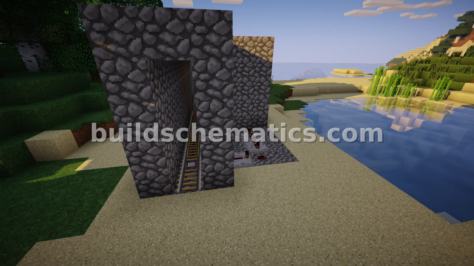 Simple Train Station — view 3