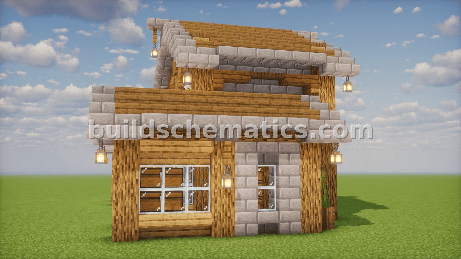Charming Medieval Starter Home Schematic — view 2