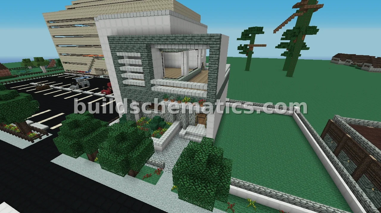 Modern Small House with Decor — view 2