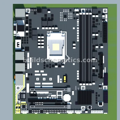 Gigabyte Intel Motherboard Pixel Art — view 2
