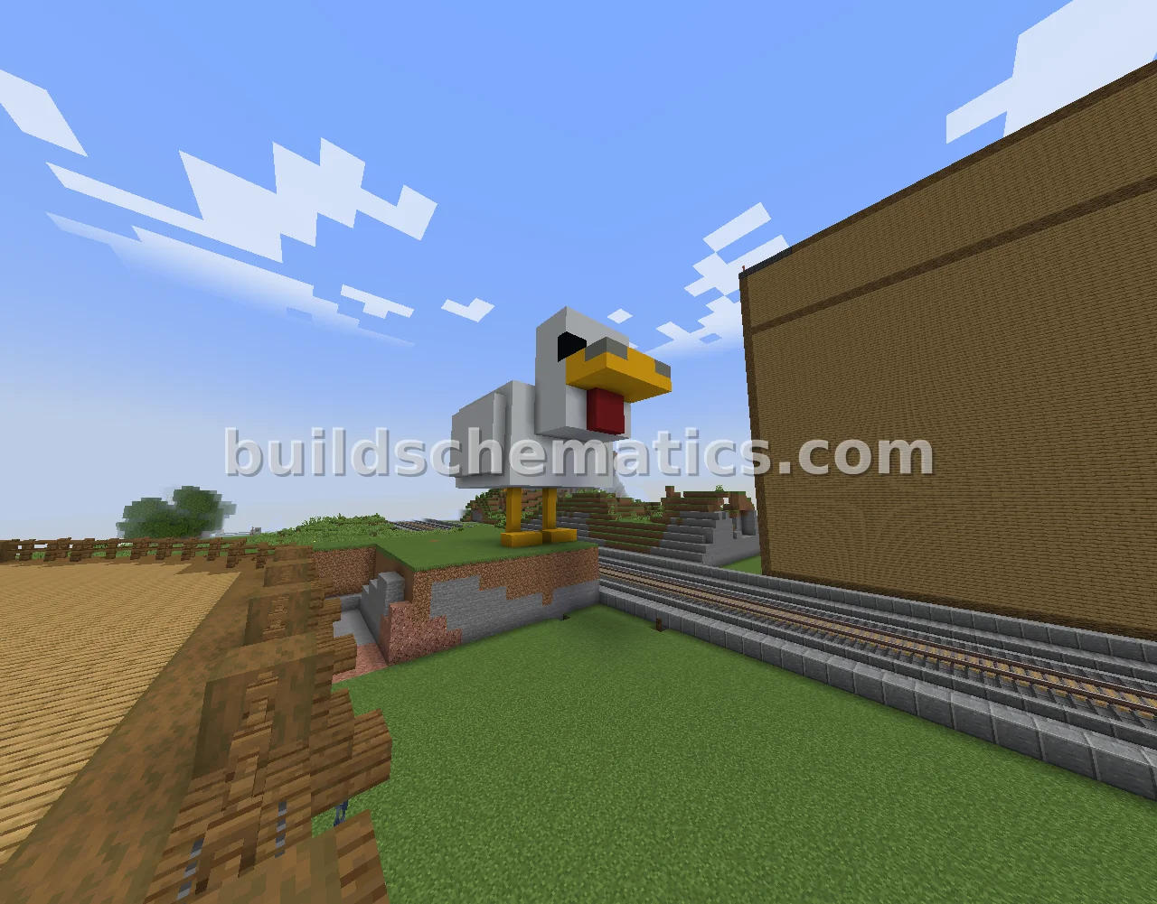 Chicken Statue Coop — view 2
