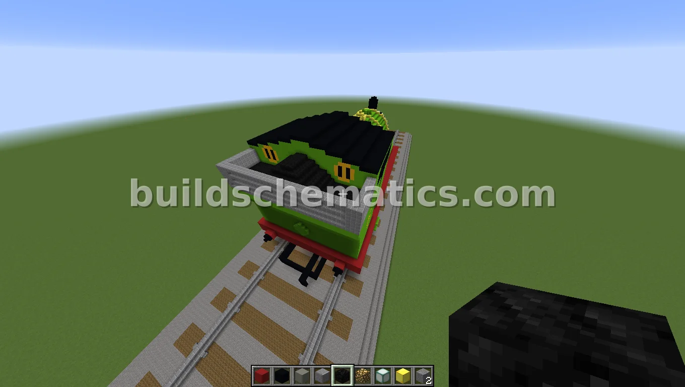 Percy The Tank Engine - Minecraft Build — view 3