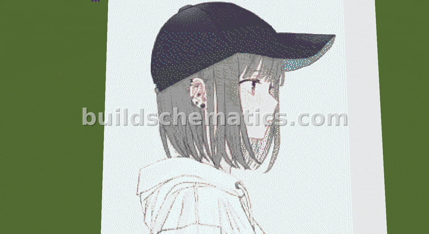 Anime Style Sister Pixel Art — view 4