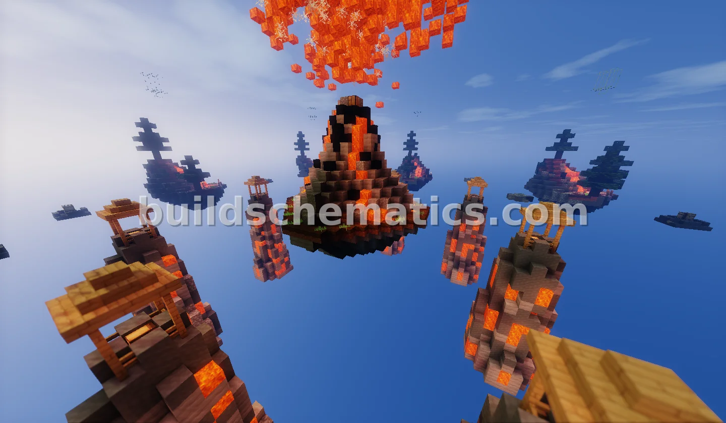 Volcanic Skywars Arena — view 3