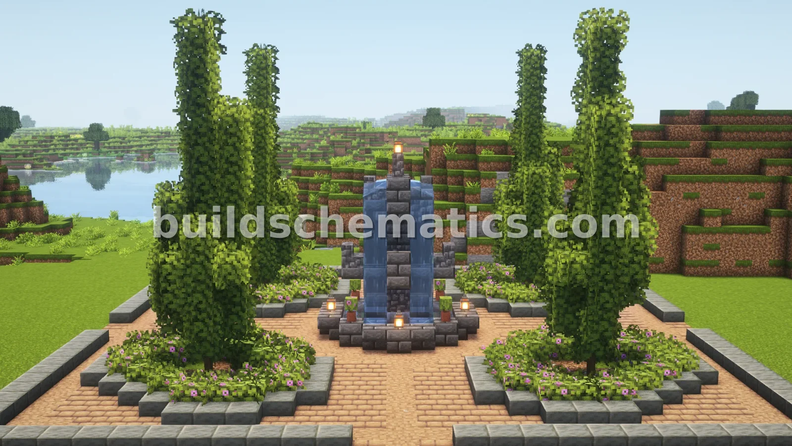 Tuscan Courtyard Build Schematic