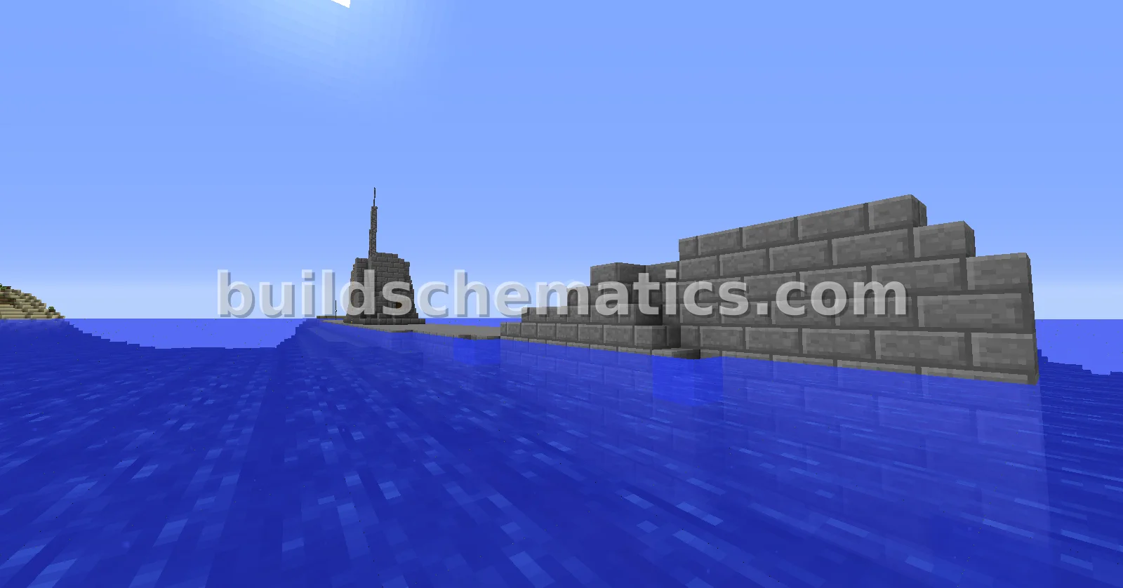 Empty Submarine Model — view 2