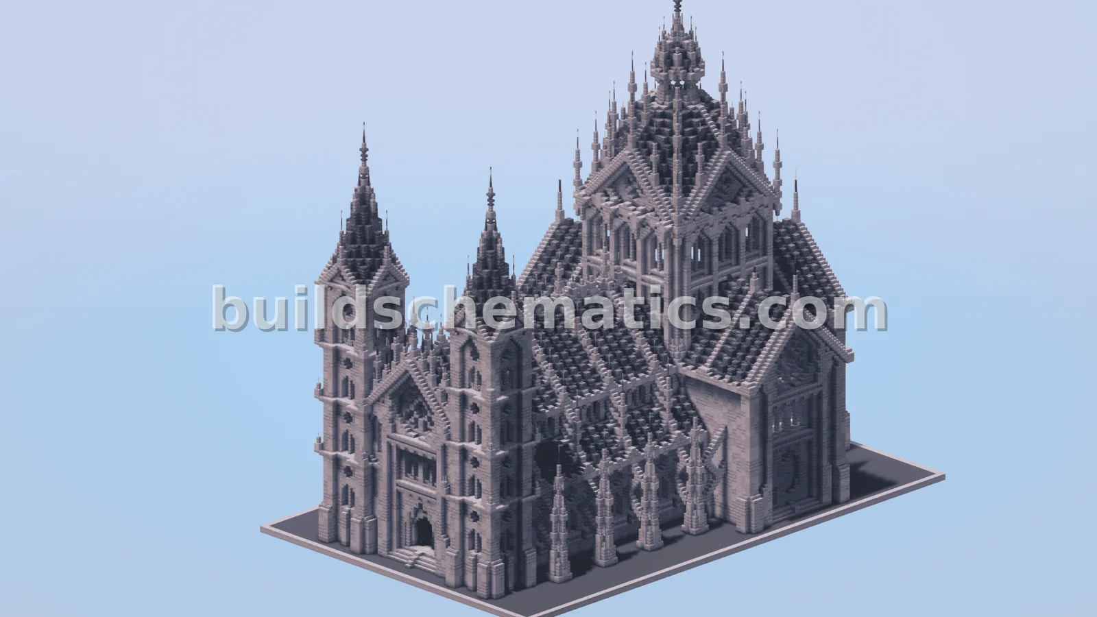 Gothic Cathedral - Large Stone Structure