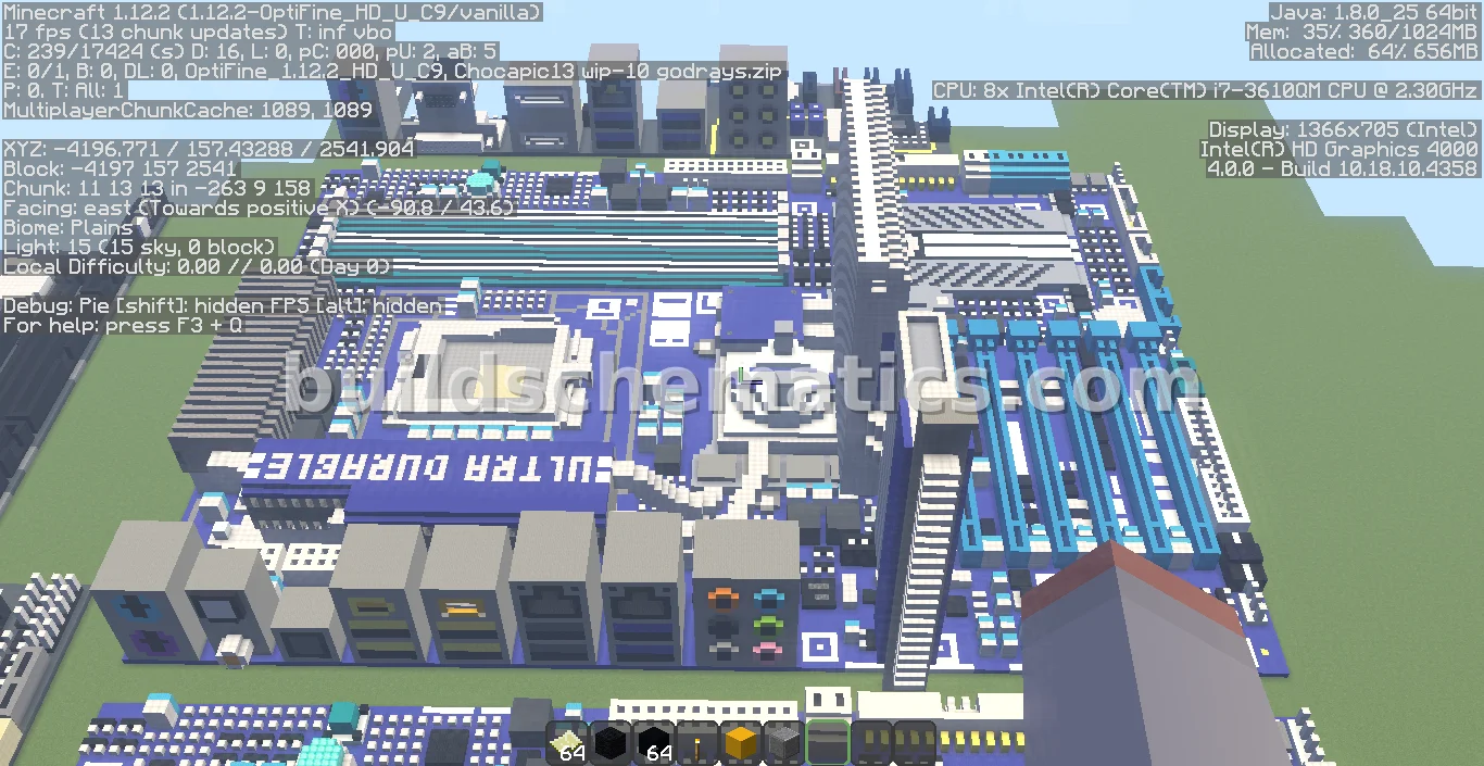 Gigabyte X58A-UD9 Motherboard Pixel Art — view 3