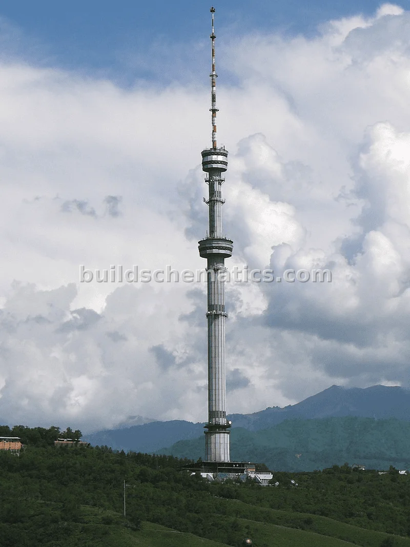 Koktobe TV Tower Almaty — view 2