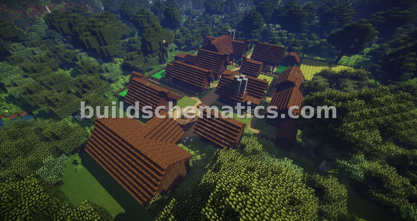 Medieval Village Forest Settlement — view 2