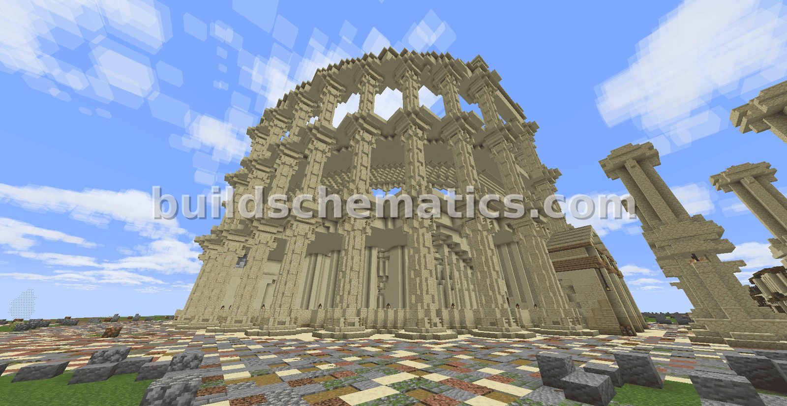 Epic Medieval Coliseum Arena Build