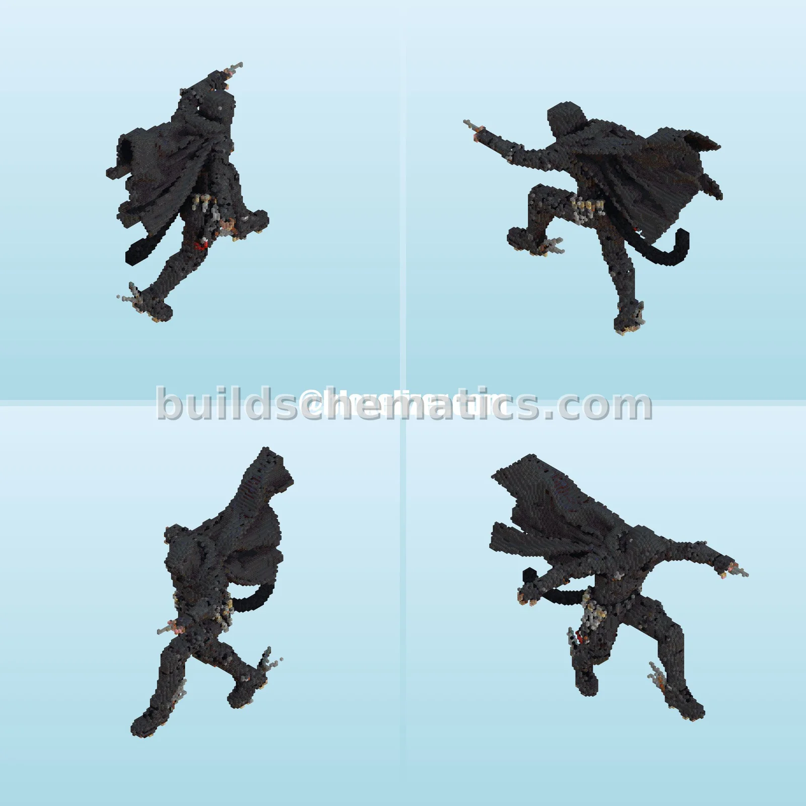Black Flash Lightning Structure