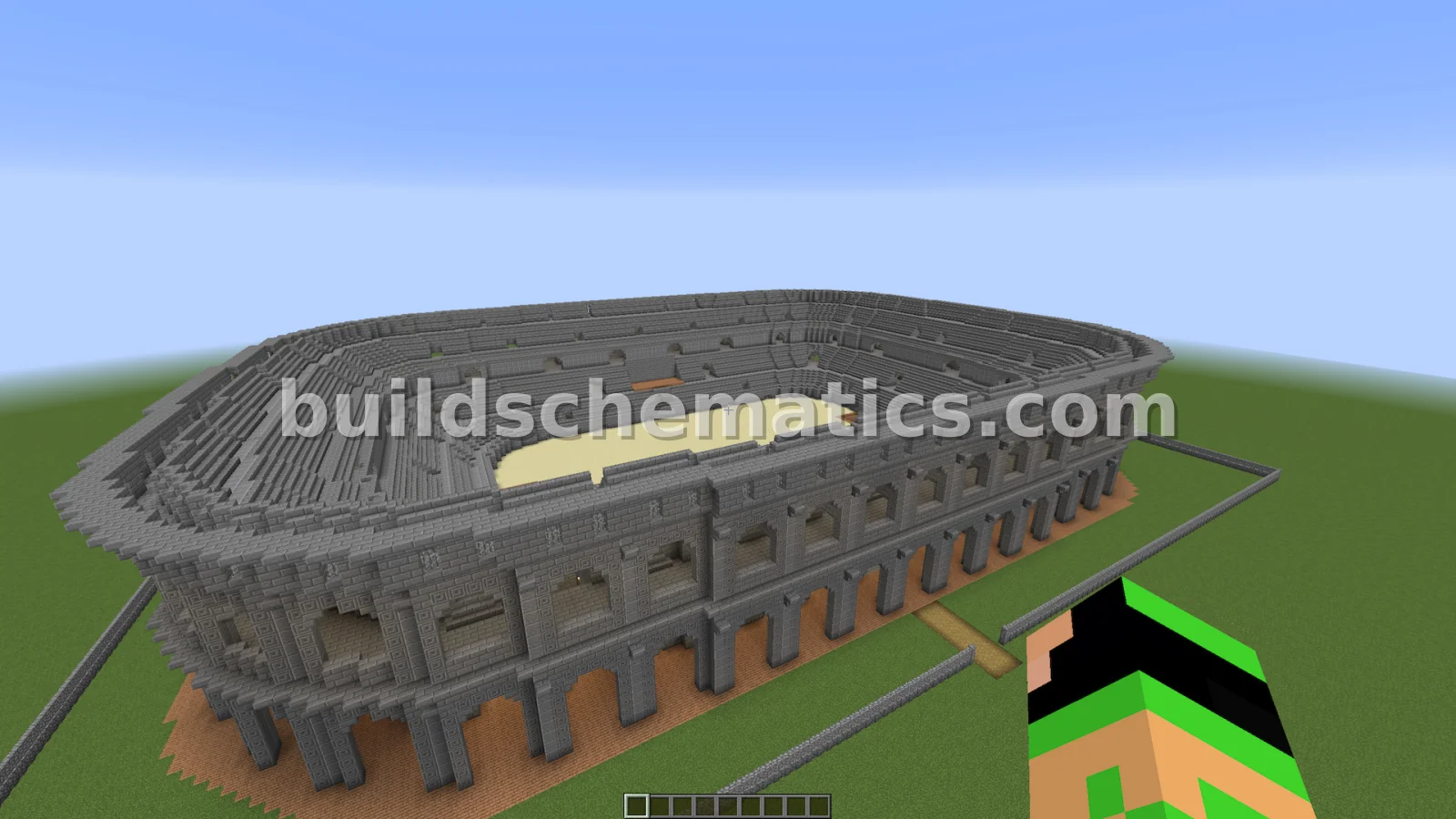 Roman Style Arena Structure