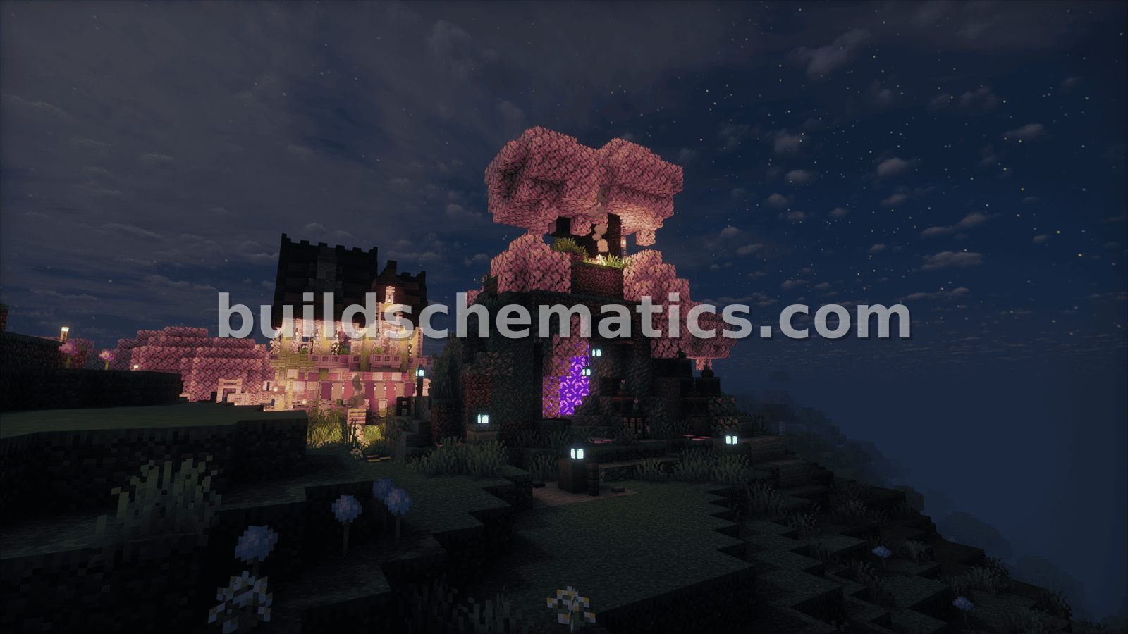 Cherry Blossom Nether Portal
