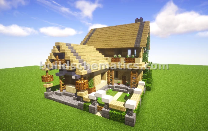 Birch Cottage House with Furnishings
