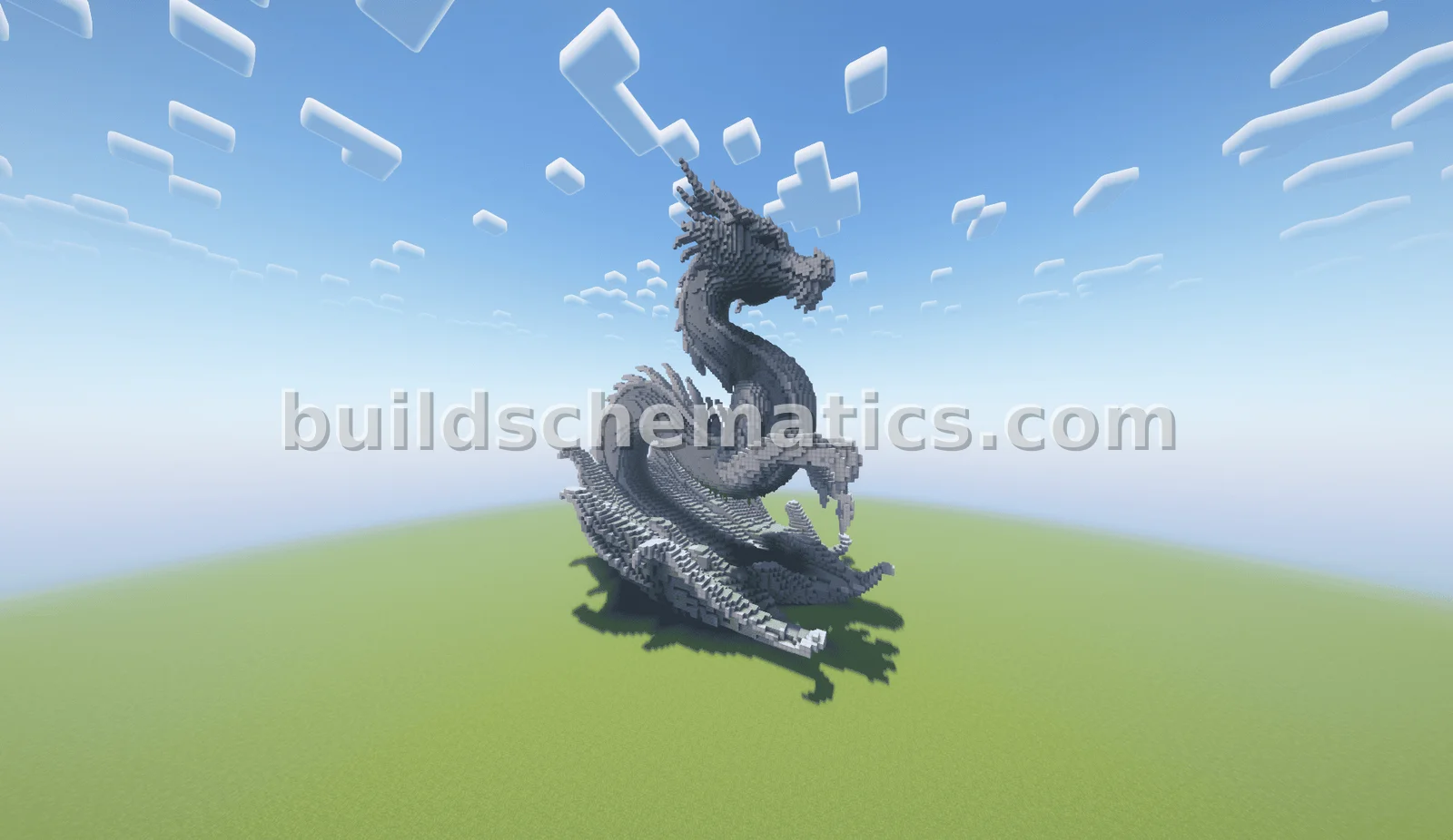 Imposing Dragon Statue — view 2