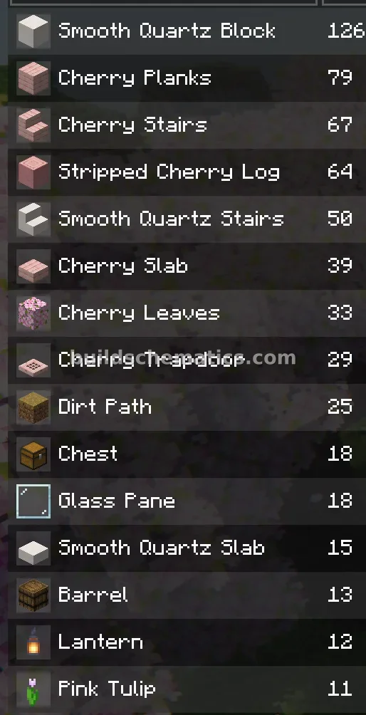 Cherry House Minecraft Build — view 2