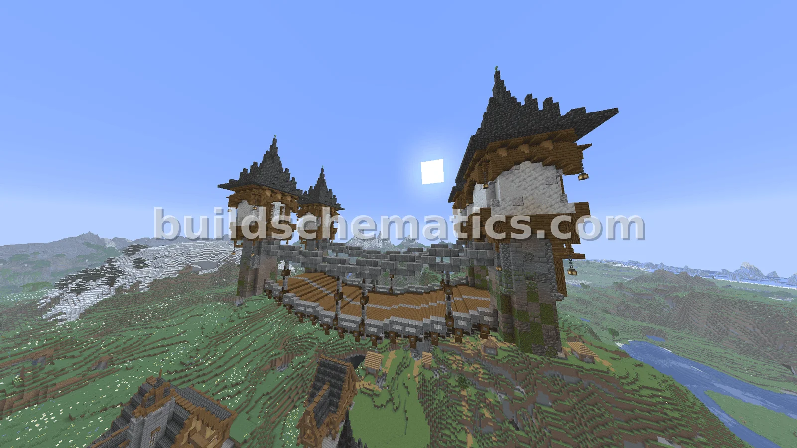 Medieval Stone Bridge Structure