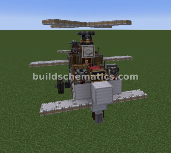 Fast Moving Helicopter — view 2
