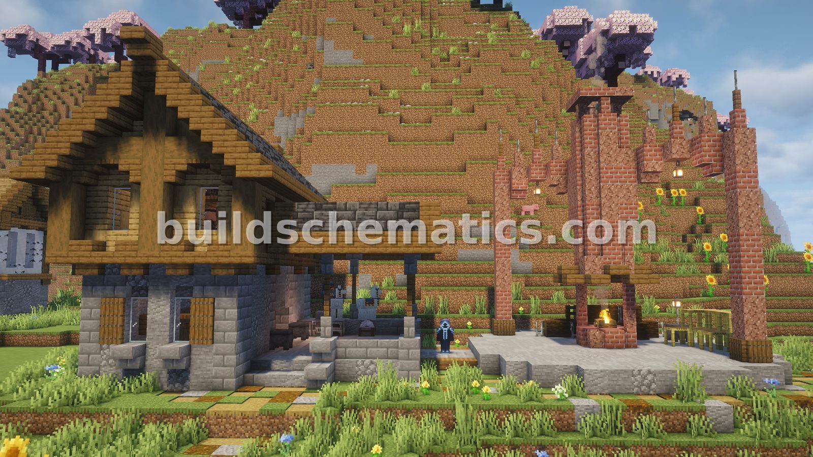 Medieval Forge For Villagers