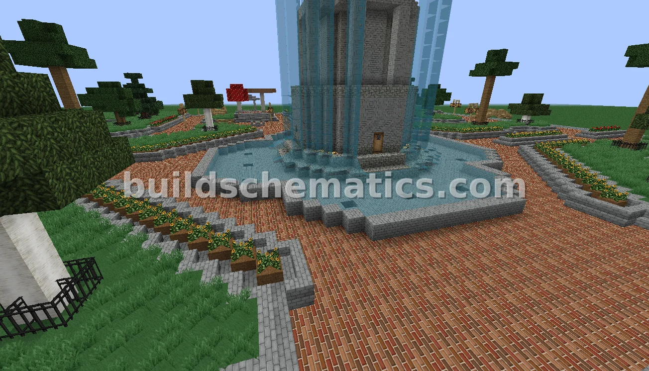Grand Central Park - Large Town Square — view 3