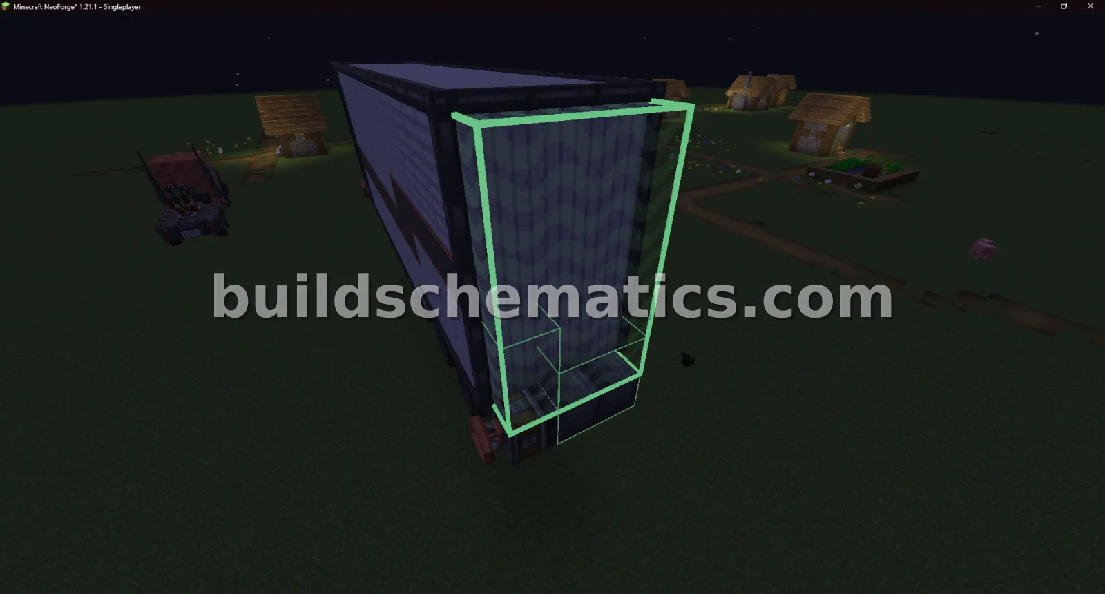 Realistic Car Trailer - 468 Blocks — view 3