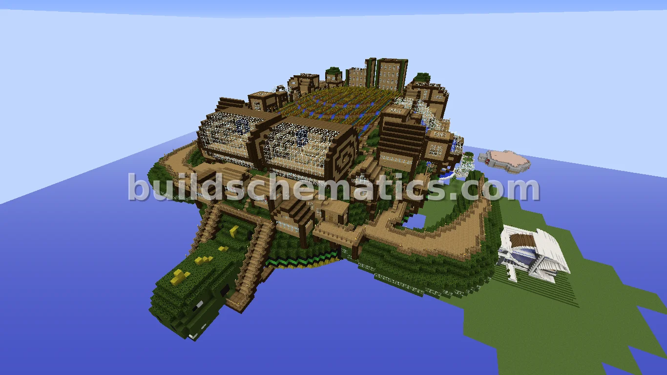 Harold the Turtle: Flying Island Village