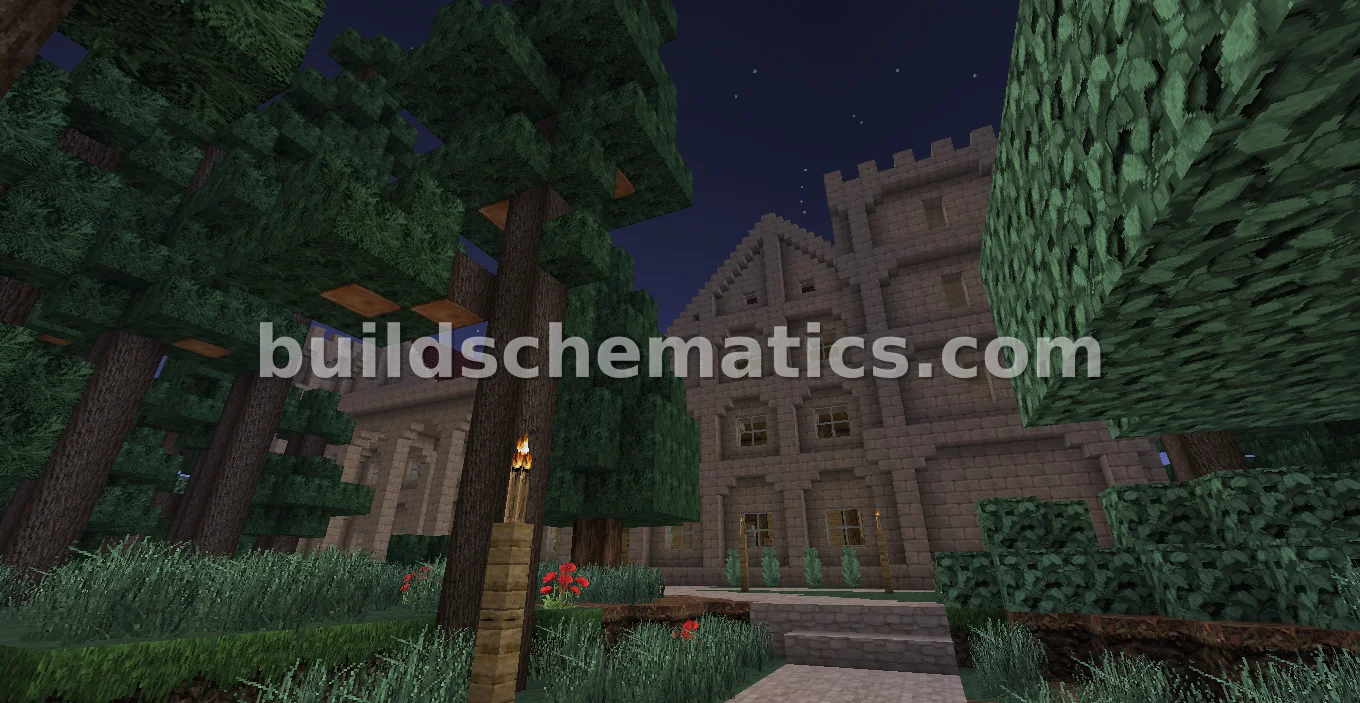 Castle Olaf II: Expanded Medieval Fortress and Grounds — view 3