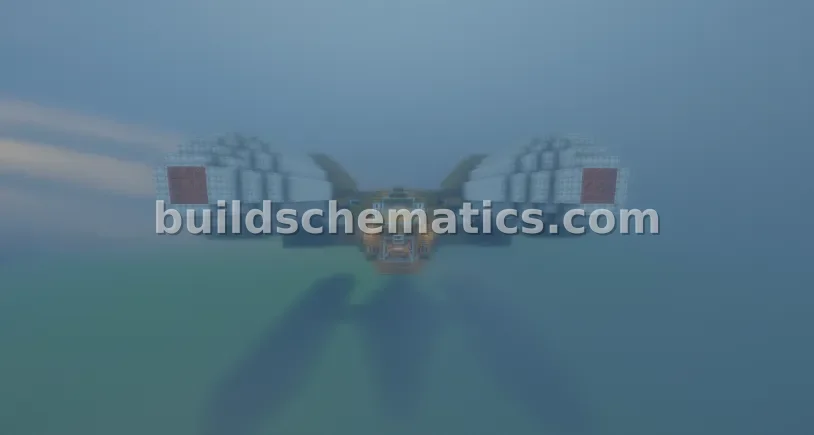 Oak and White Envelope Airship