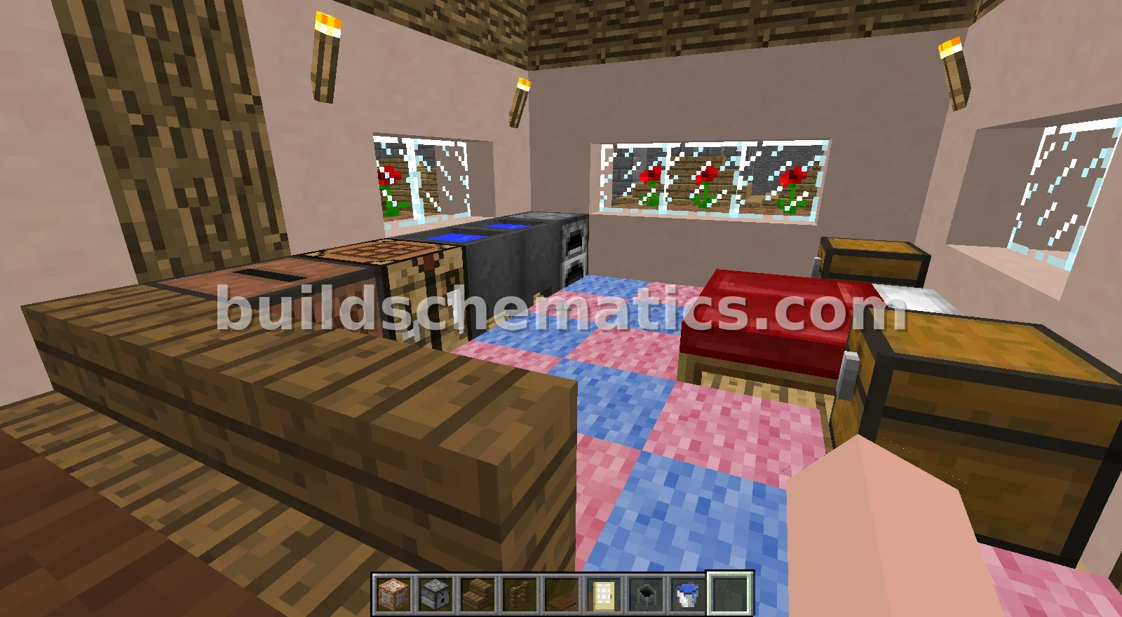 Medieval Bakery With Villager Trading — view 4