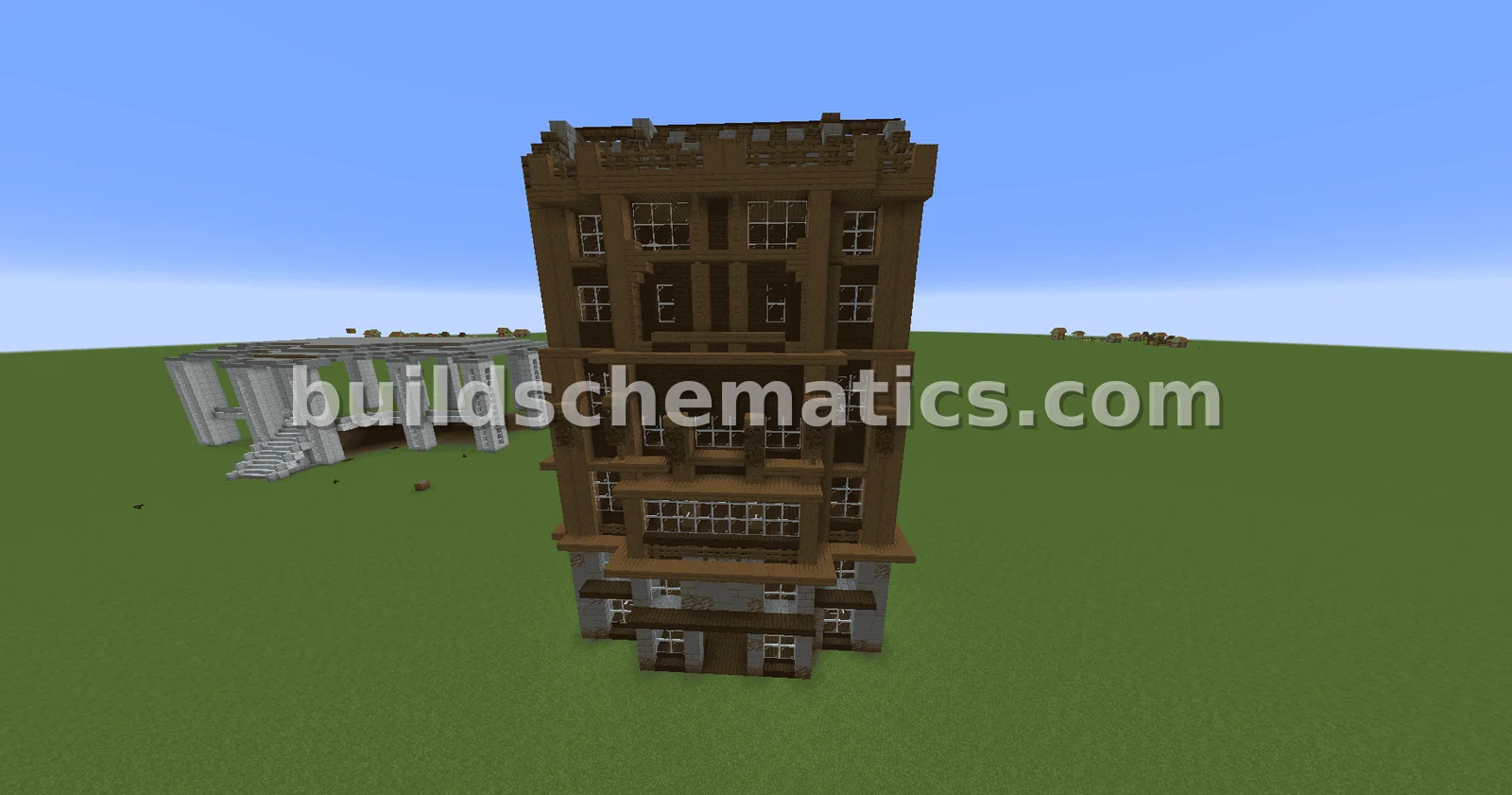 Six-Story Wooden Apartment Building