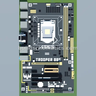 ASUS TUF Series B85 Trooper Build — view 2