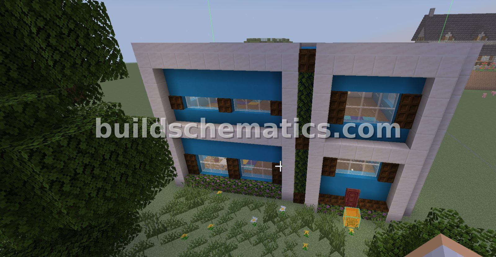 Modern Blue House