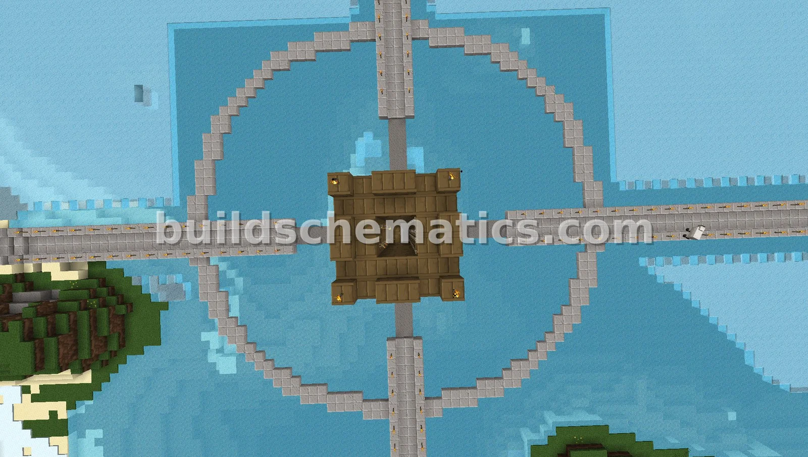 Medieval Waterfront Tower — view 3