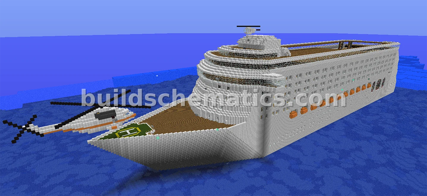 Massive Cruise Ship Replica