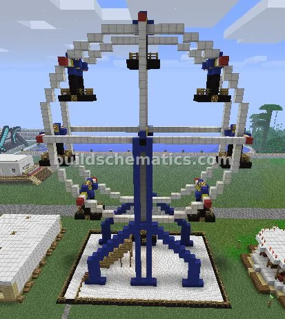 Colorful Ferris Wheel With Yard
