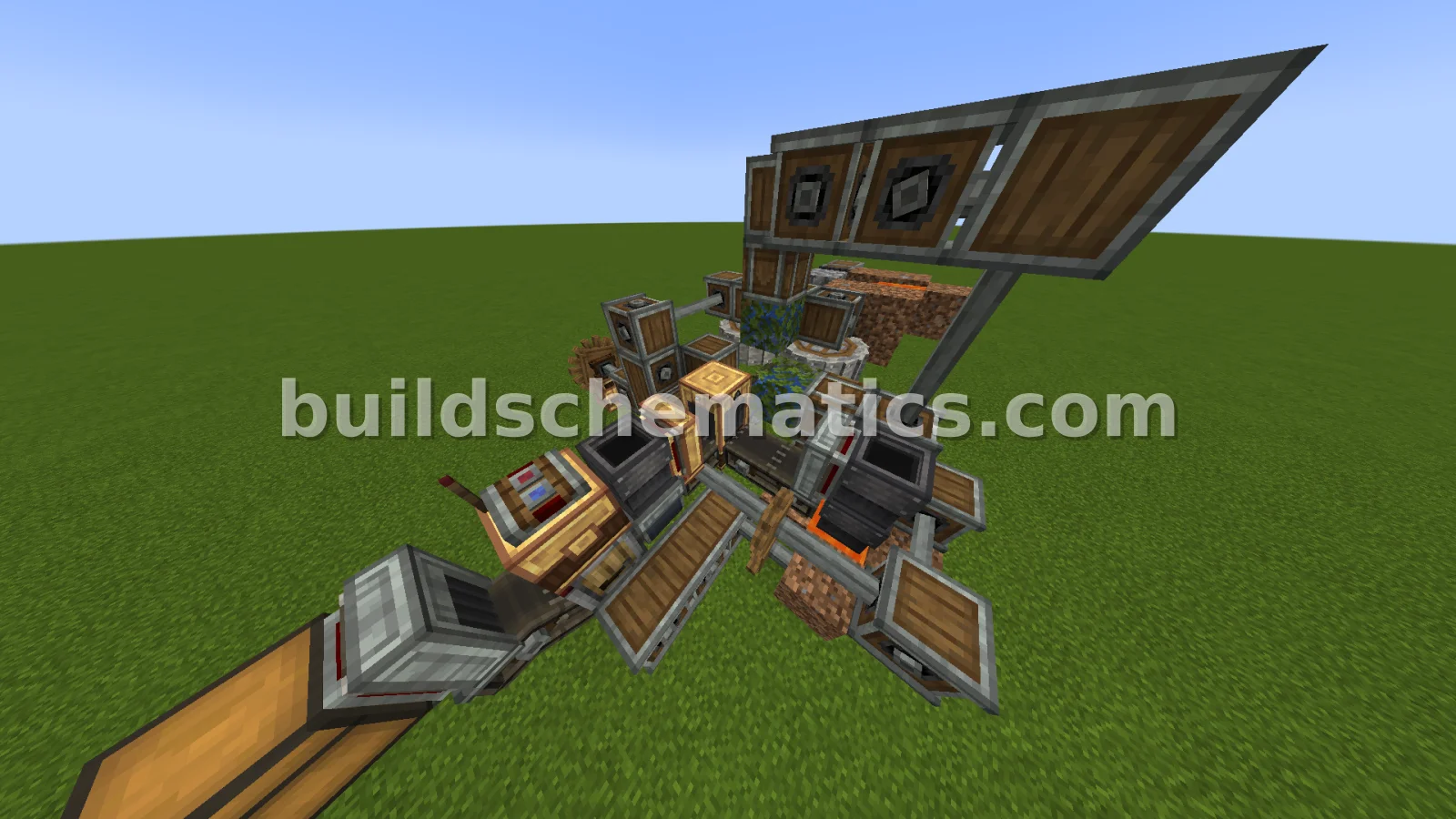 Simple Early Game Iron Farm — view 2
