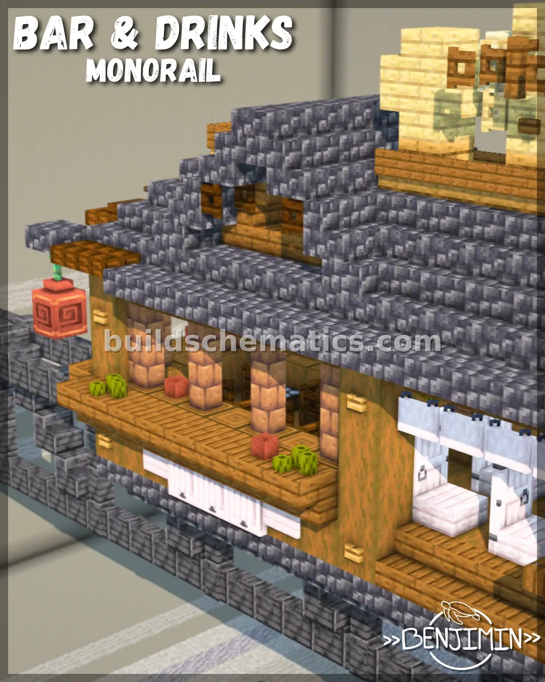 Noodle Cafe Monorail Structure — view 5