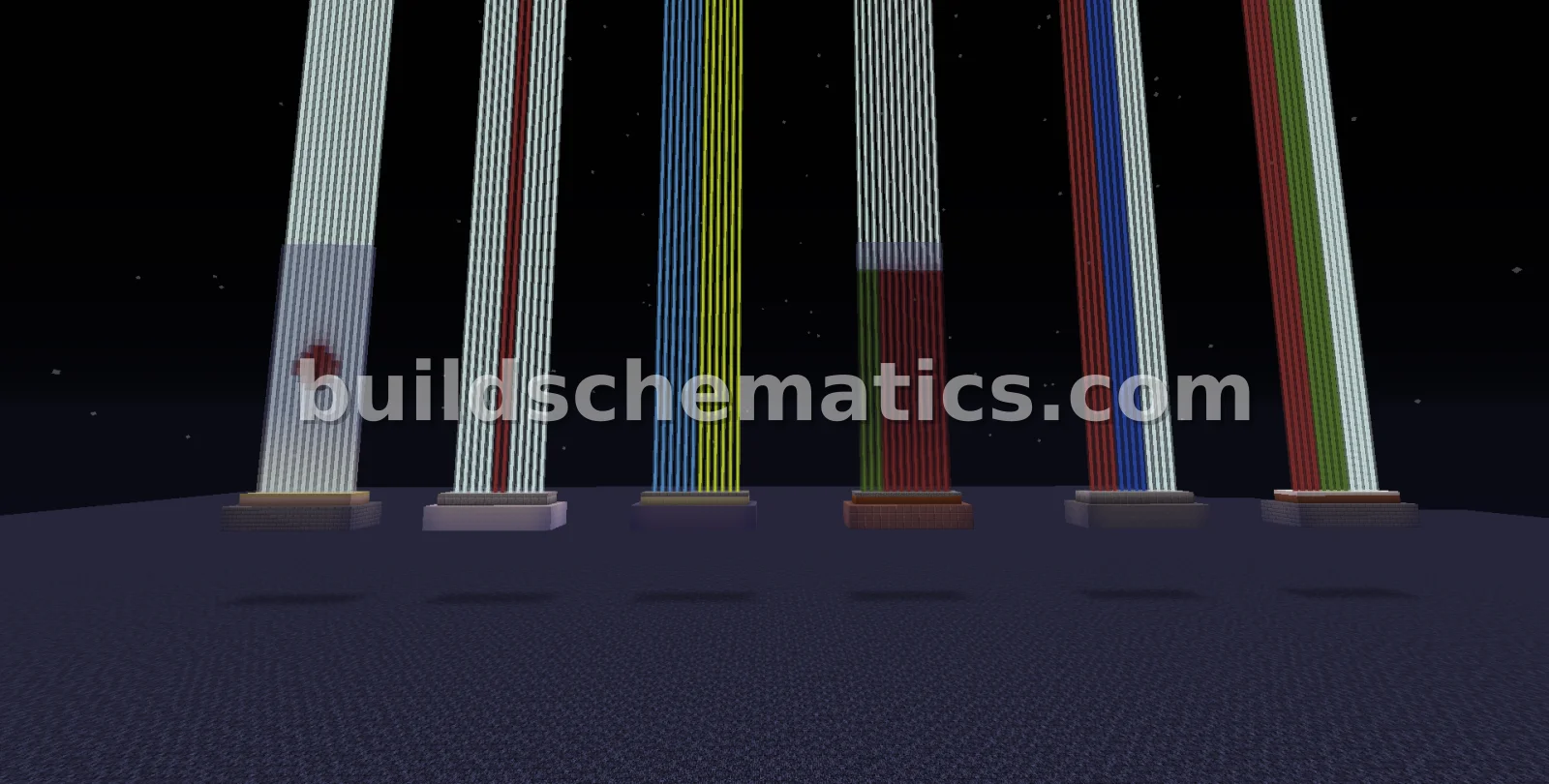 Japanese Beacon Flag Structure — view 2