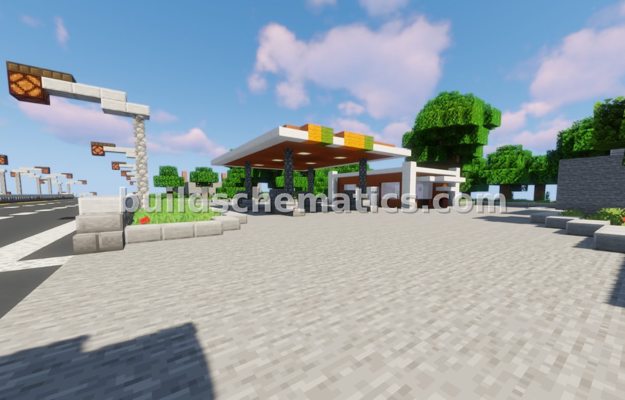 Compact Highway Gas Station