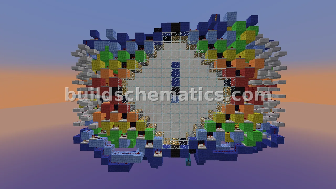 Analog Clock Tower Structure