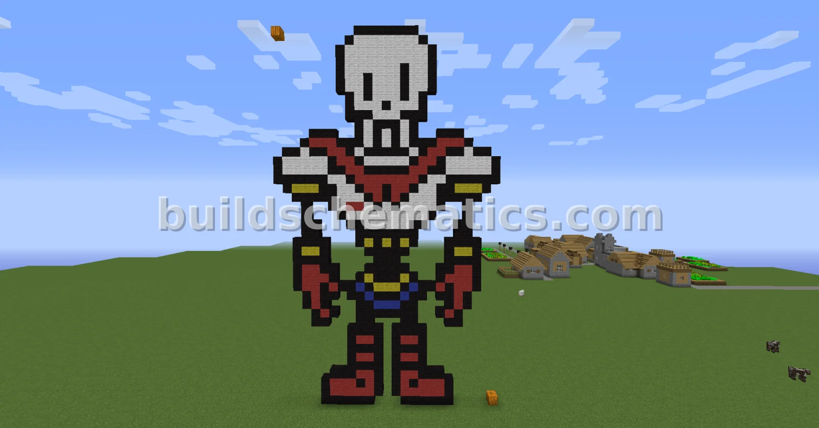 Papyrus Skeleton Undertale Statue
