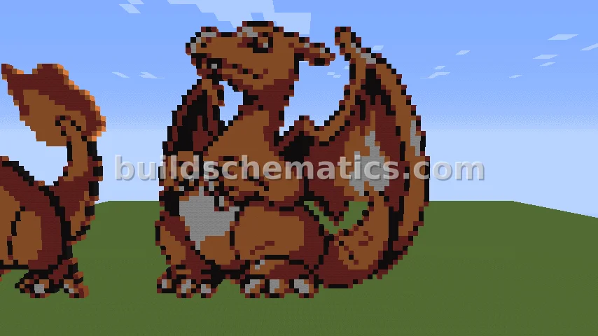 Charizard Pixel Art Sprite