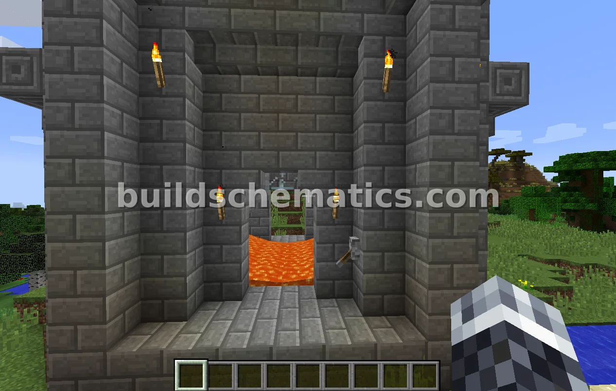 Castle Gate with Lava Flow — view 3