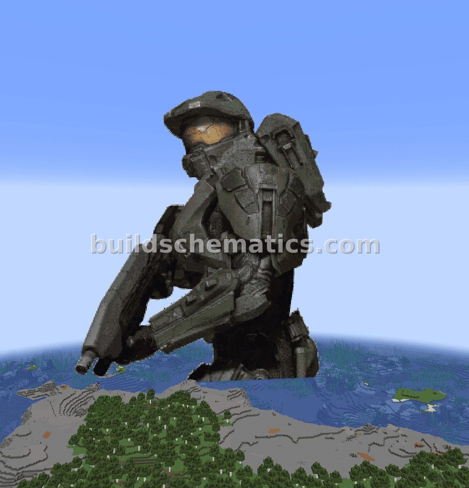 Halo Character Pixel Art
