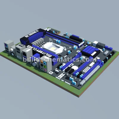 MSI Z77A-G45 Motherboard Replica