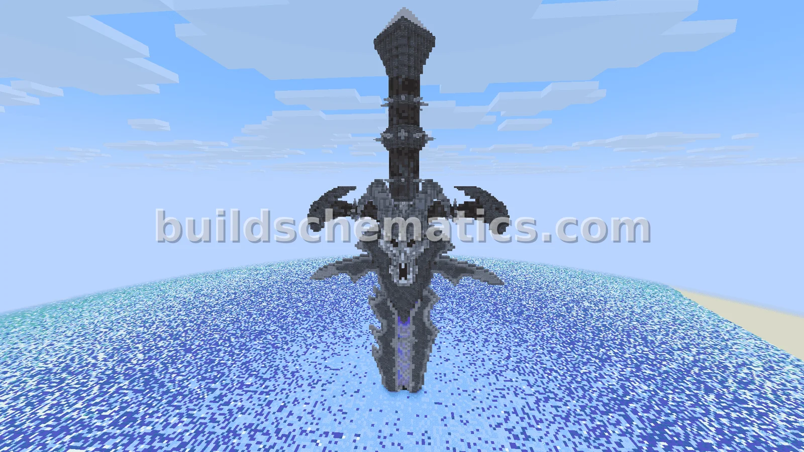 Frostmourne Portal Sculpture — view 2