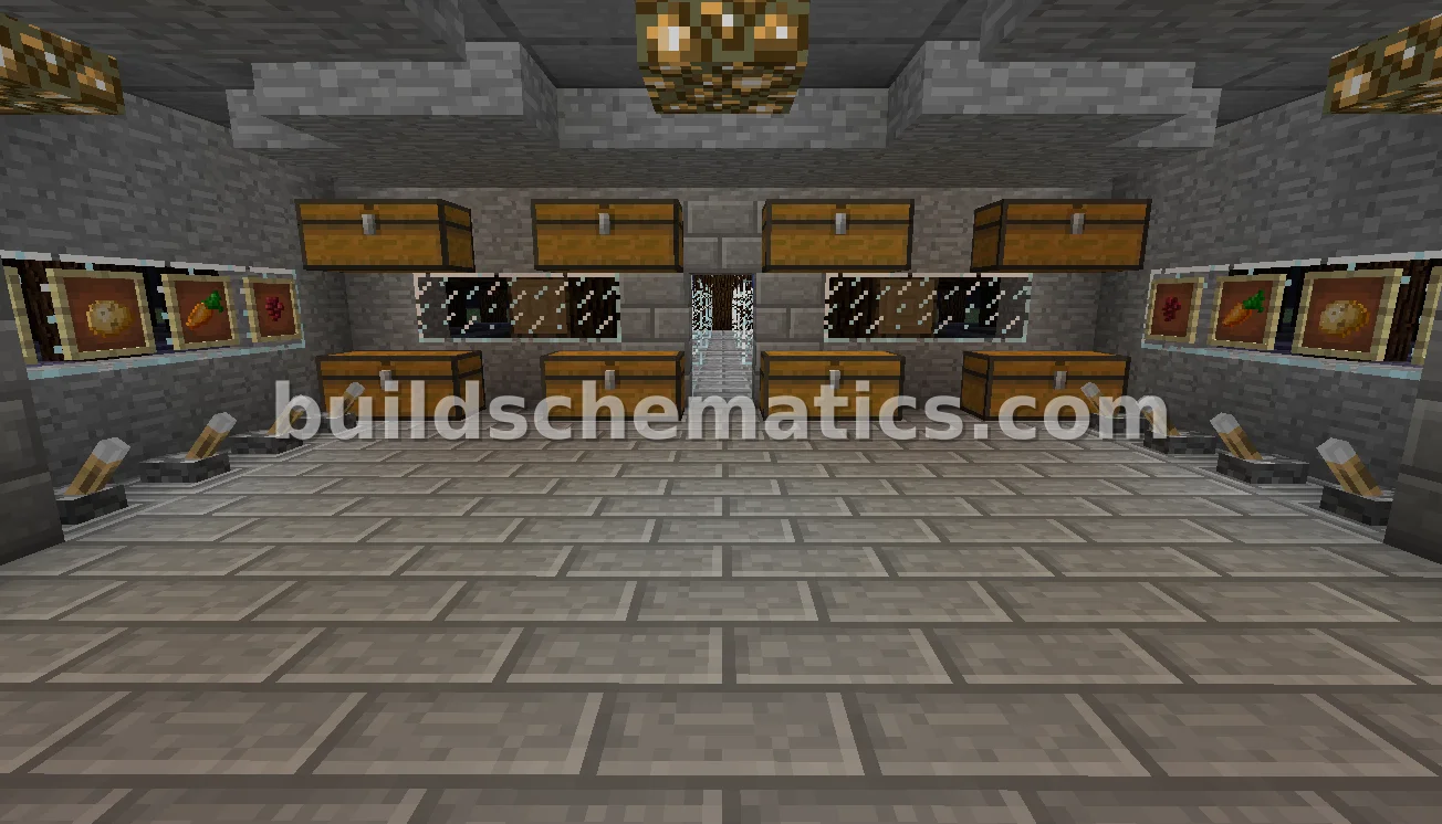 Automated Redstone Farm Structure — view 2