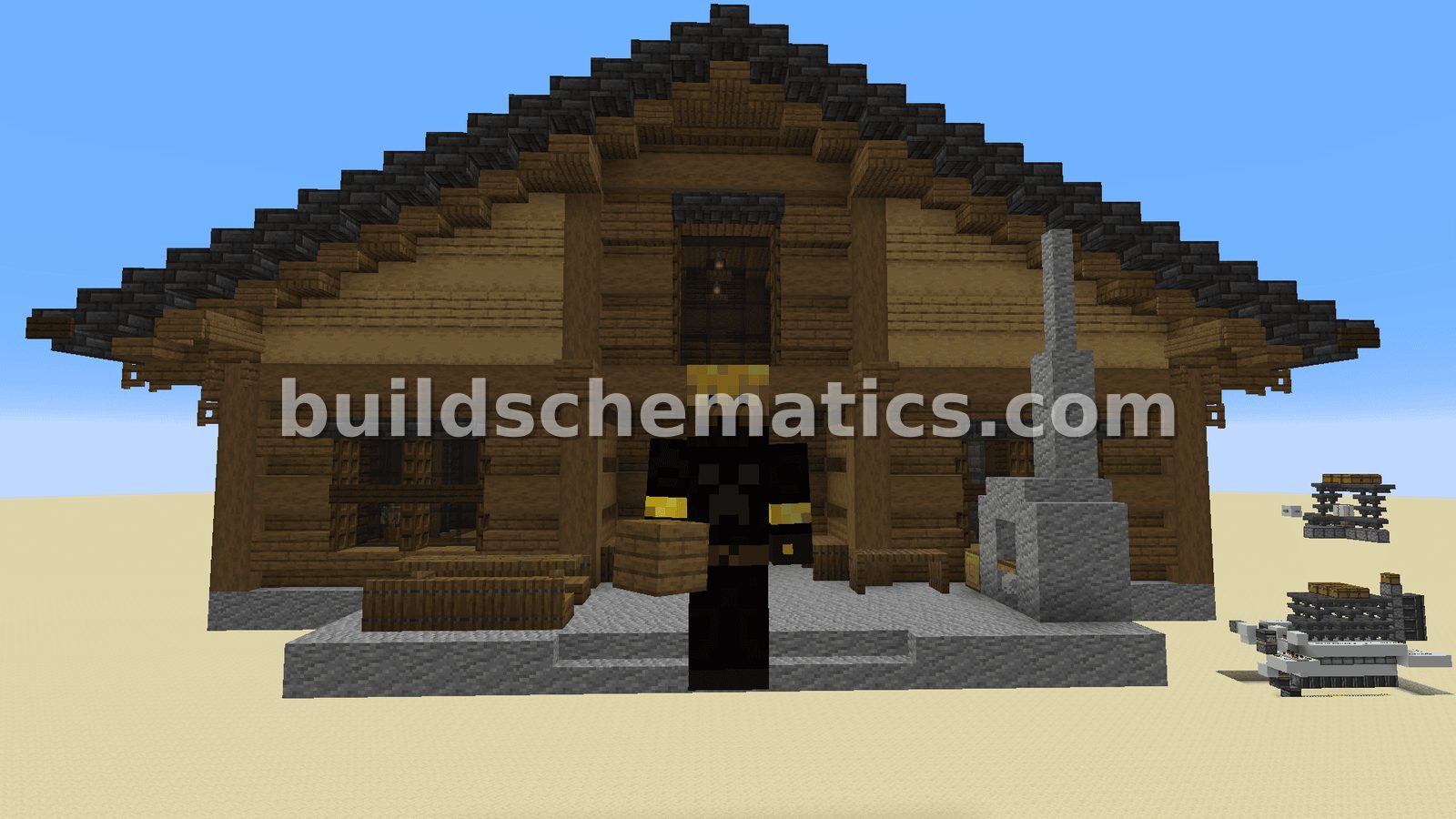 Golden Carrot Farm With Villagers